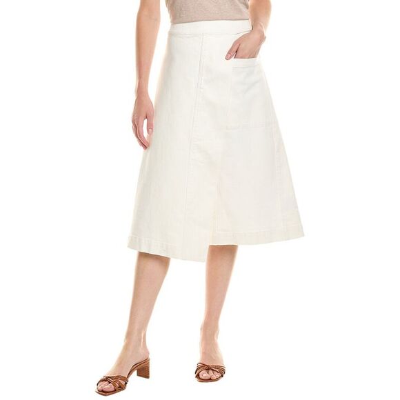 Proenza Schouler White Label Womens  Iris Wrap Skirt, White - Picture 1 of 3